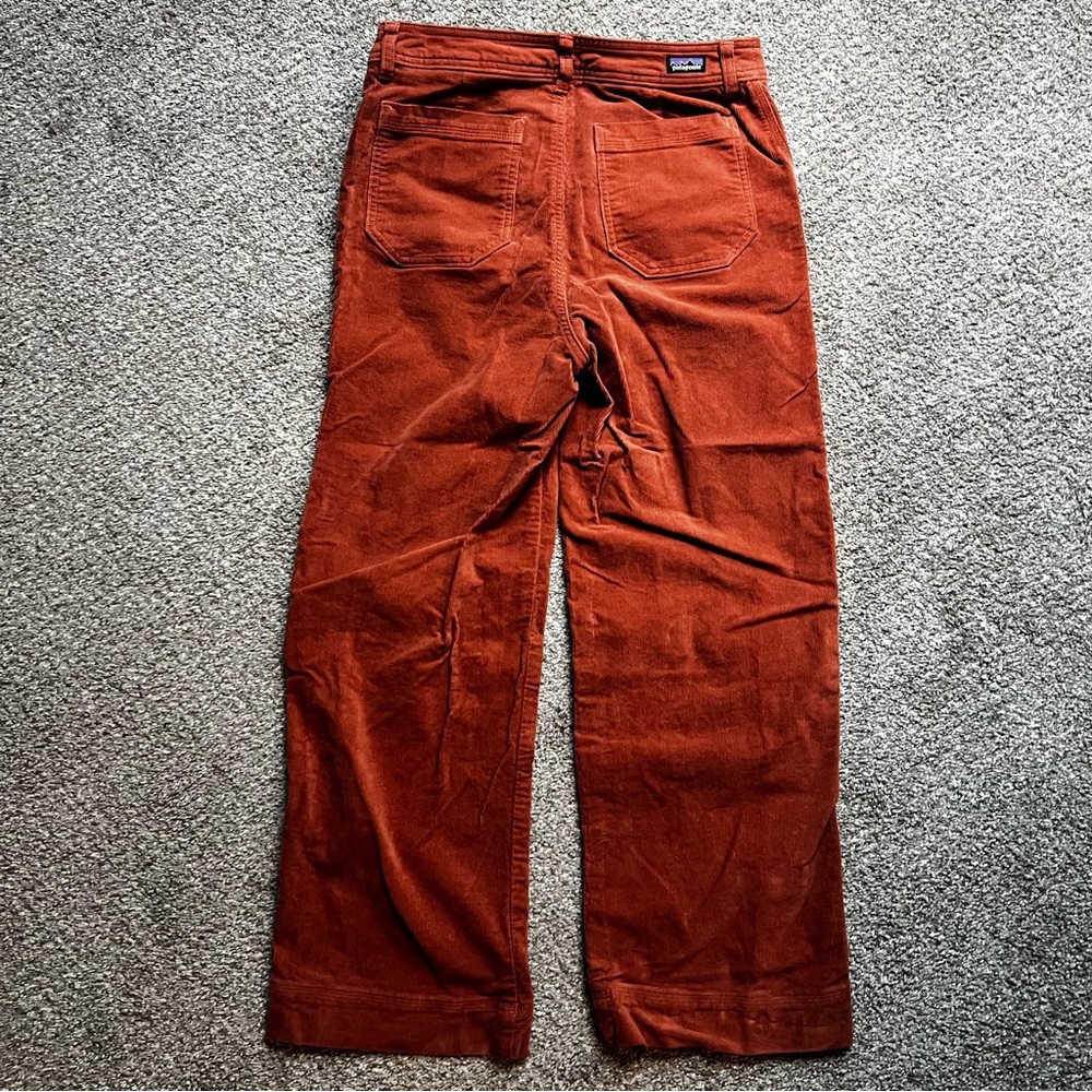 Patagonia wide leg Corduroy Pants sz 10 - Picture 4 of 5